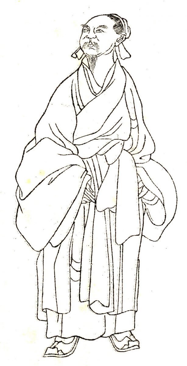Illustration of 11th century Taoist scholar Chang Tsai